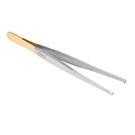 Pinceta chirurgiczna metalowa 100 mm Gold / G0891 / ALBIS