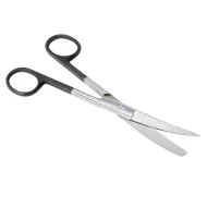 Nożyczki chirurgiczne odgięte 160 mm ostre - tępe Black