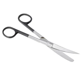 Nożyczki chirurgiczne odgięte 160 mm ostre - tępe Black