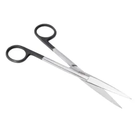 Nożyczki chirurgiczne proste 180 mm ostre - ostre Black