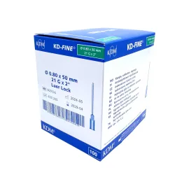 Igła iniekcyjna sterylna 21G 0,8x50mm 100 szt. KD-Fine
