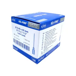Igła iniekcyjna sterylna 27G 0,4x40mm 100 szt. KD-Fine