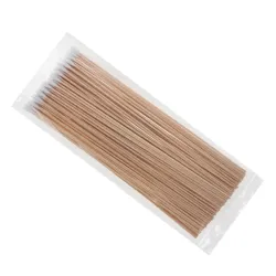 Pałeczki drewniane 23cm do wymazów mały wacik 5mm niesterylne op. 100 szt.