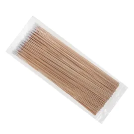 Pałeczki drewniane 23cm do wymazów mały wacik XS 4mm niesterylne op. 100 szt.