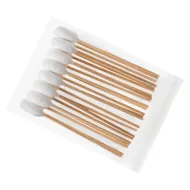 Pałeczki drewniane 23cm do wymazów duży wacik L 24mm niesterylne op. 25 szt.