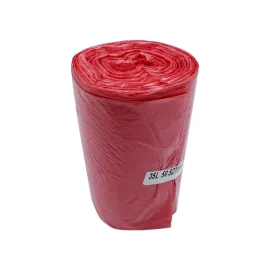 Worek na odpady medyczne czerwony 35 L 50 szt.