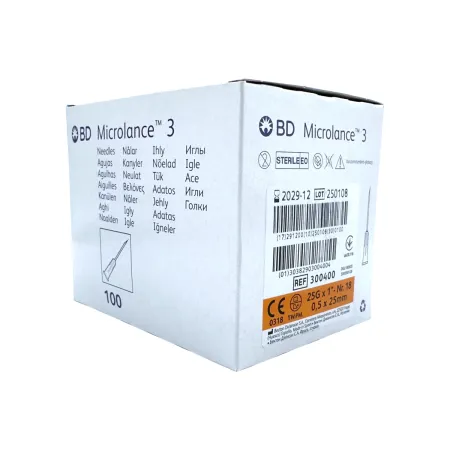 Igły iniekcyjne BD Microlance 25G 0,5x25mm 100 szt. / G0992 / BD