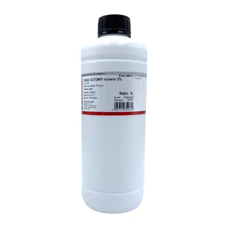 Kwas octowy 3%  roztwór wodny 1000ml / G1010 / WARCHEM