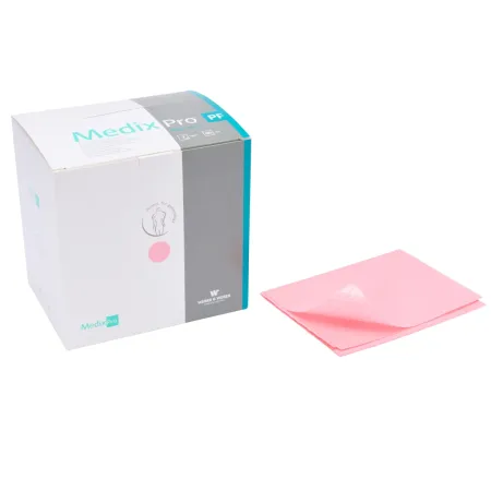 MedixPro PF 80 złożonych serwet w odcinkach 33x48cm różowe / G1034 / MedixPro