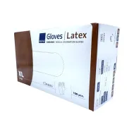 Rękawice lateksowe pudrowane XL niesterylne 100 szt. Abena