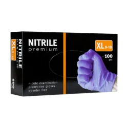 Rękawice nitrylowe XL niesterylne 100 szt. Premium Rękawice nitrylowe XL niesterylne 100 szt. Premium