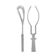 Kleszcze porodowe Simpson-Brown 350mm Black