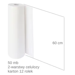 Podkład higieniczny w rolce serweta ochronna 60cm 50mb
