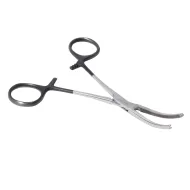 Kleszczyki Kocher odgięte 140 mm Black