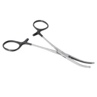 Kleszczyki Kocher odgięte 160 mm Black