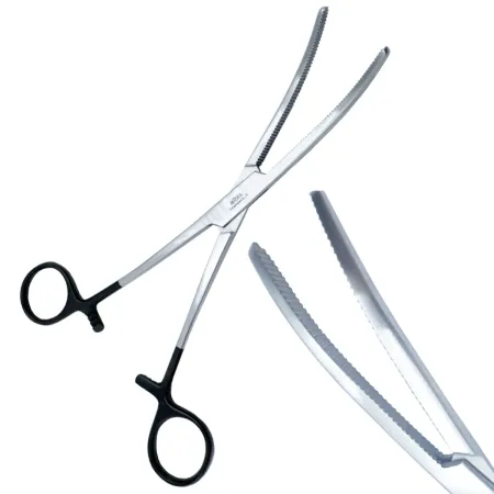 Kleszczyki Pean odgięte 180 mm Black / G1096 / ALBIS