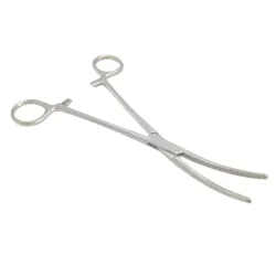 Kleszczyki Pean odgięte 200 mm Black