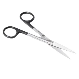 Nożyczki chirurgiczne proste 140 mm ostre - ostre Black