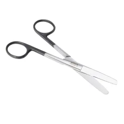 Nożyczki chirurgiczne proste 140 mm tępe - tępe Black