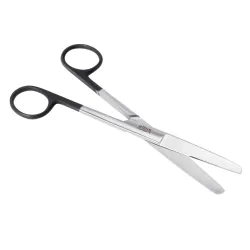 Nożyczki chirurgiczne proste 160 mm tępe - tępe Black