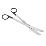 Nożyczki chirurgiczne odgięte 200 mm tępe - tępe Black