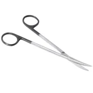 Nożyczki Nelson-Metzenbaum odgięte 150 mm Black