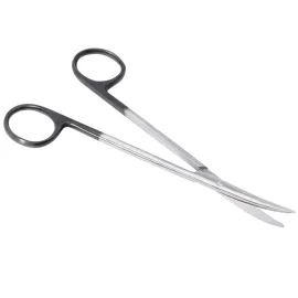 Nożyczki Nelson-Metzenbaum odgięte 150 mm Black