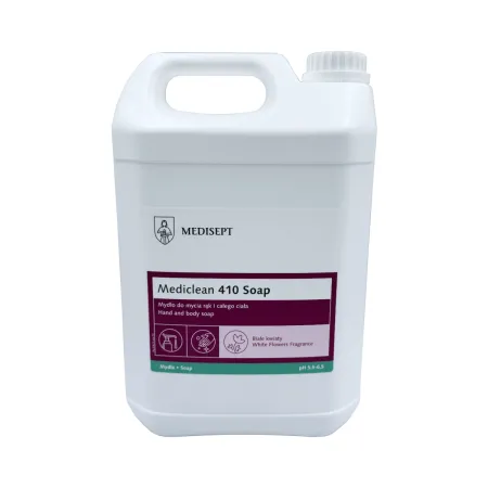 Mediclean 410 Soap Białe kawiaty mydło do rąk i całego ciała 5L / G1336 / Medisept