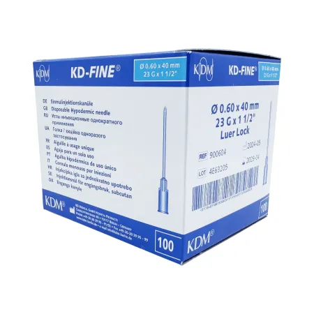 Igła iniekcyjna sterylna 23G 0,6x40mm 100 szt. / G1356 / KDM
