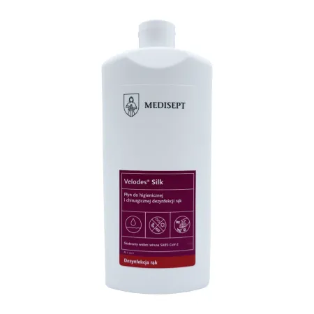 Velodes Silk płyn do dezynfekcji rąk 1000ml / G1390/ Medisept