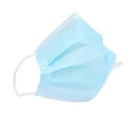 Maseczka chirurgiczna na gumce 3-warstwy z usztywnieniem na nos  op. 50 szt.