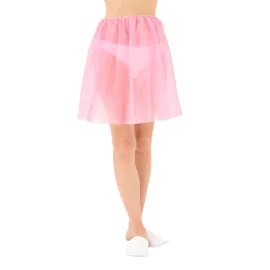 Spódniczka ginekologiczna różowa jednorazowa elastyczna talia op. 50 szt.