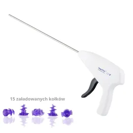 Tacker laparoskopowy 36cm narzędzie do fiksacji 15szt. wchłanialnych kołków 5mm