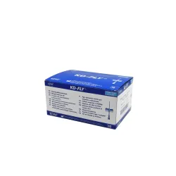 Igła Motylek niebieska KD-Fly 0,6x19mm 23G wężyk 30cm op. 50 szt.