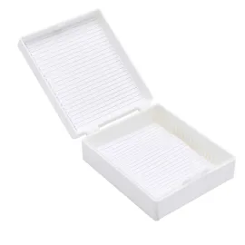 Pudełko kasetka na szkiełka mikroskopowe 25 miejsc