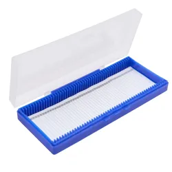 Pudełko kasetka na szkiełka mikroskopowe 50 miejsc Pudełko kasetka na szkiełka mikroskopowe 50 miejsc