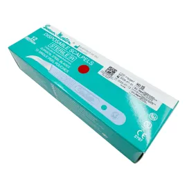 Skalpel nr 12 z trzonkiem jednorazowy sterylny op. 10 szt.