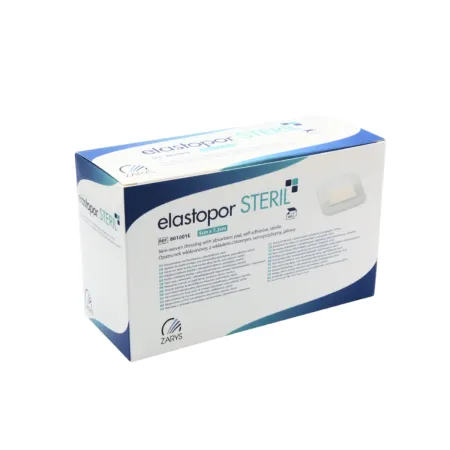 Opatrunek włókninowy z wkładem chłonnym 5x7,2cm op. 100 szt. elastopor STERIL / G1637 / Zarys