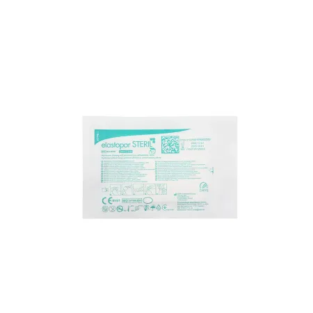 Opatrunek włókninowy z wkładem chłonnym 5x7,2cm op. 100 szt. elastopor STERIL / G1637 / Zarys