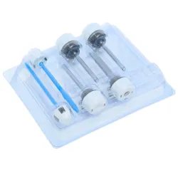 Trokary bezostrzowe kaniule z separatorem 5mm / 10mm zestaw 4 Trokary bezostrzowe kaniule z separatorem 5mm / 10mm zestaw 4