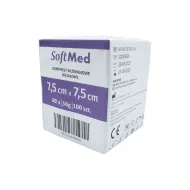 Kompres włókninowy niejałowy 7,5x7,5cm 100 szt. 4-warstwowy 30g SoftMed
