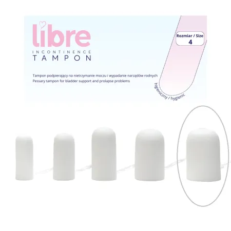 Tampon Libre nietrzymanie moczu podpierający rozmiar 4 / G1689 / Libre Incontinence Tampon