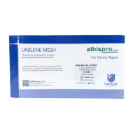 Siatka przepuklinowa Unilene Mesh 1 arkusz 27gsm 6x11 cm Siatka przepuklinowa Unilene Mesh 1 arkusz 27gsm 6x11 cm