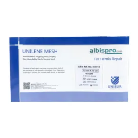 Siatka przepuklinowa Unilene Mesh 1 arkusz 40gsm 7,5x15 cm