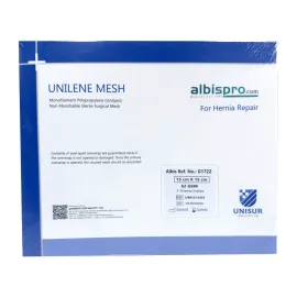 Siatka przepuklinowa Unilene Mesh 1 arkusz 62gsm 15x15 cm