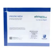 Siatka przepuklinowa Unilene Mesh Blue 1 arkusz 55gsm 15x15 cm Siatka przepuklinowa Unilene Mesh Blue 1 arkusz 55gsm 15x15 cm