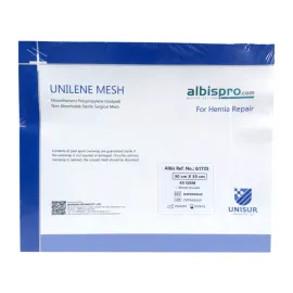 Siatka przepuklinowa Unilene Mesh 1 arkusz 40gsm 30x30 cm