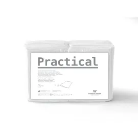 MedixPro Practical 100 złożonych serwet w odcinkach 33x48cm biała