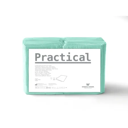 MedixPro Practical 100 złożonych serwet w odcinkach 33x48cm zielona / G1750 / MedixPro