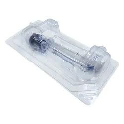 Trokar laparoskopowy ostrze z osłoną karbowana kaniula 5mm/10cm jednorazowy Trokar laparoskopowy ostrze z osłoną karbowana kaniula 5mm/10cm jednorazowy